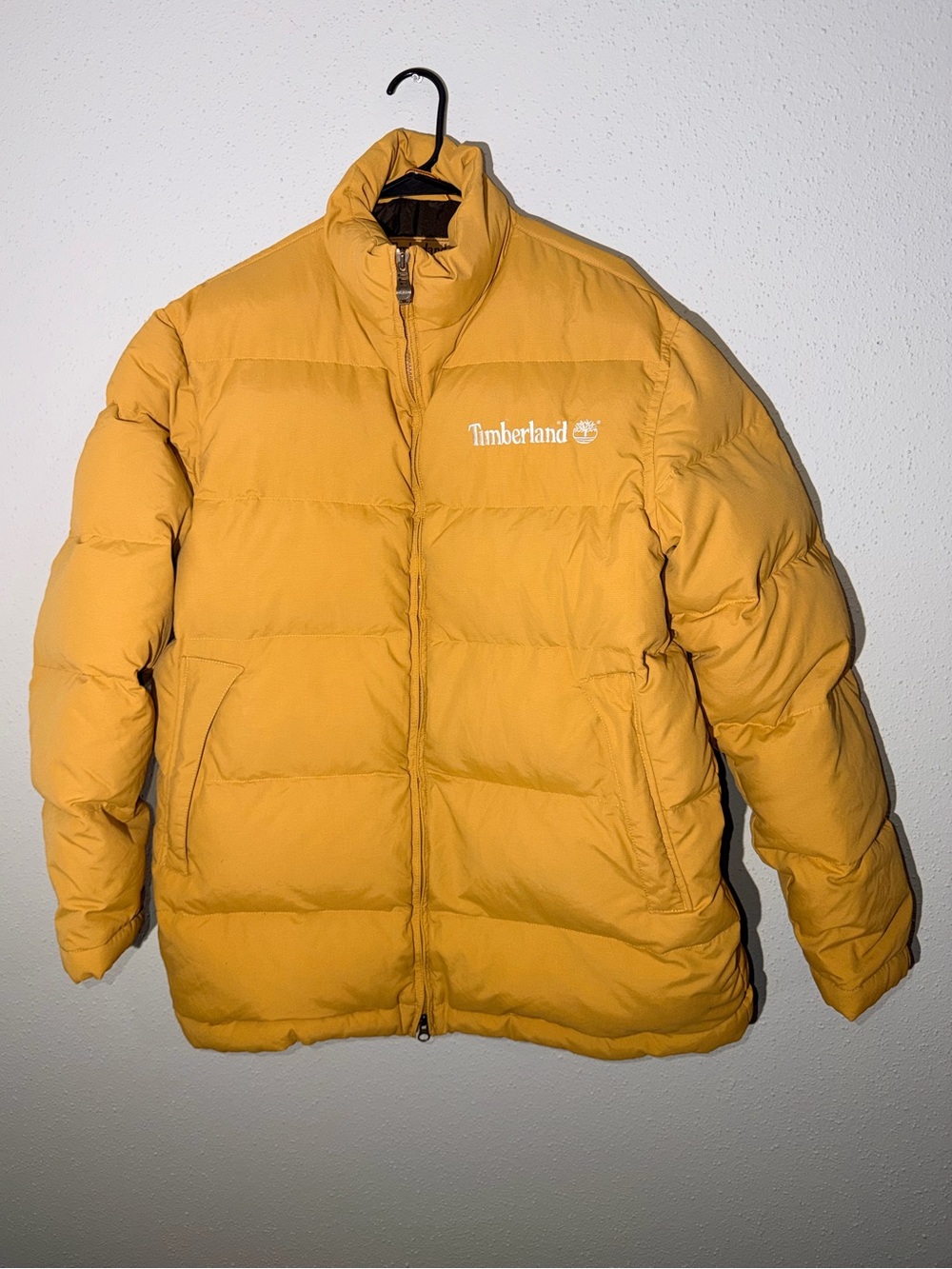 Timberland Originals Boots Downfill Puffer Wheat Jacket Mens Size M